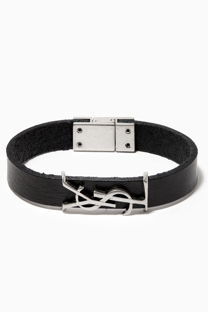 

Opyum Bracelet in Smooth Leather, Black