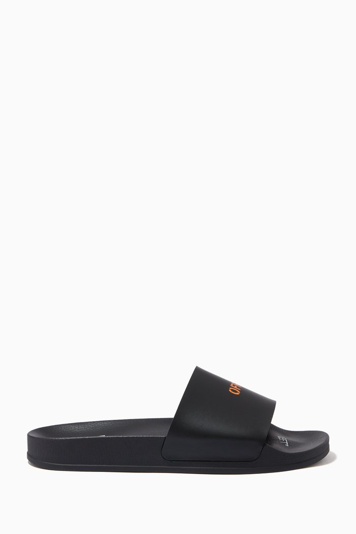 

Logo Slides in PU, Black