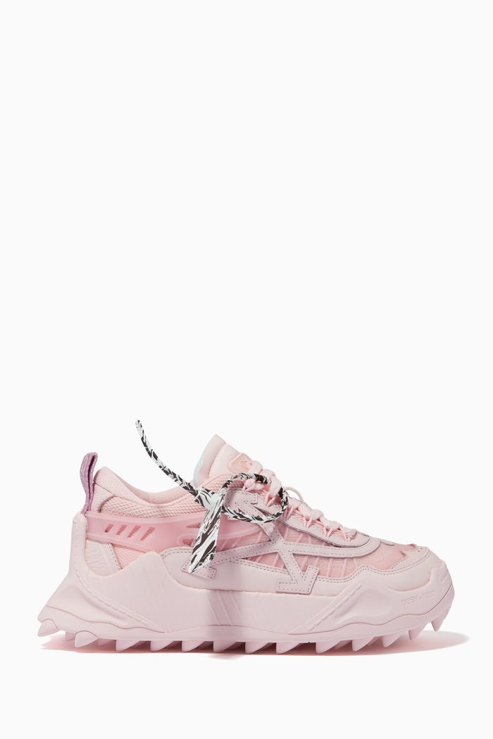 

ODSY-1000 Sneakers in Mesh & Leather, Pink