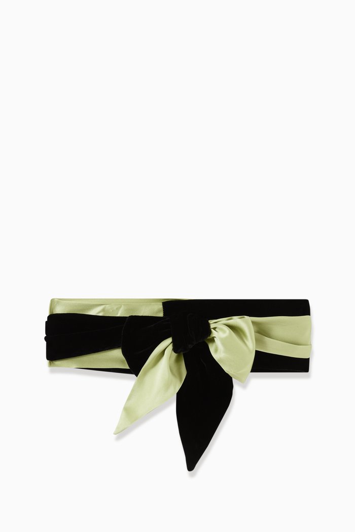 

Sash Belt in Silk Satin, Multicolour