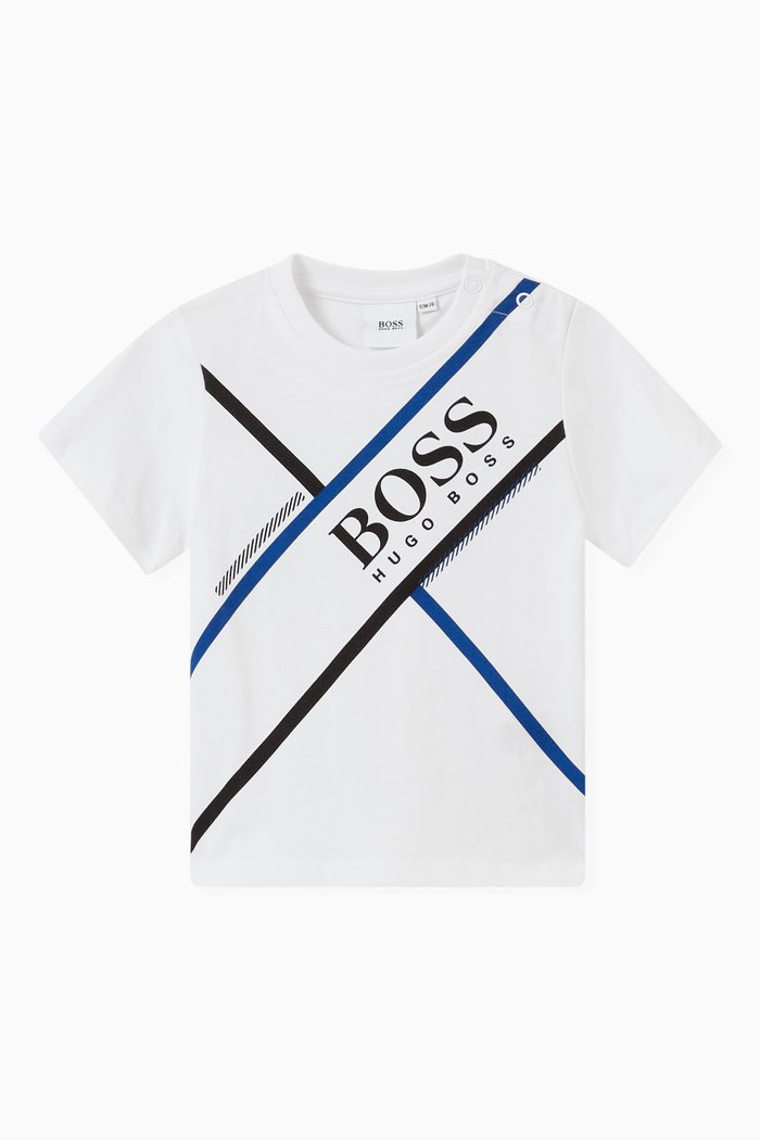 Logo T-shirt in Jersey, White