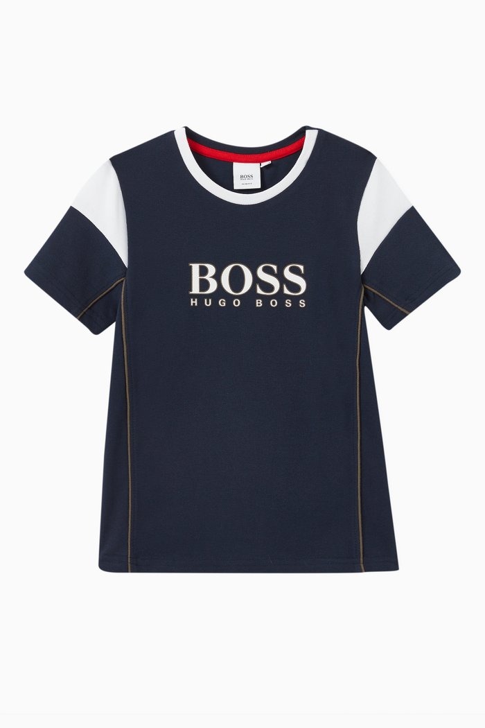 

Logo T-shirt in Jersey, Blue