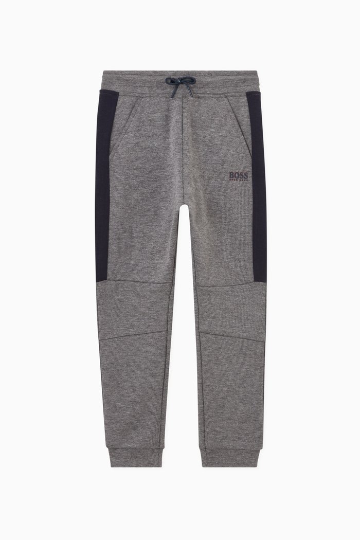 

Side Stripe Track Pants in Jersey, Grey