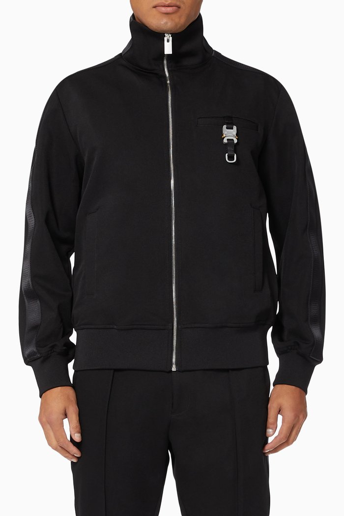 

Classic Tracktop in Technical Nylon Blend, Black