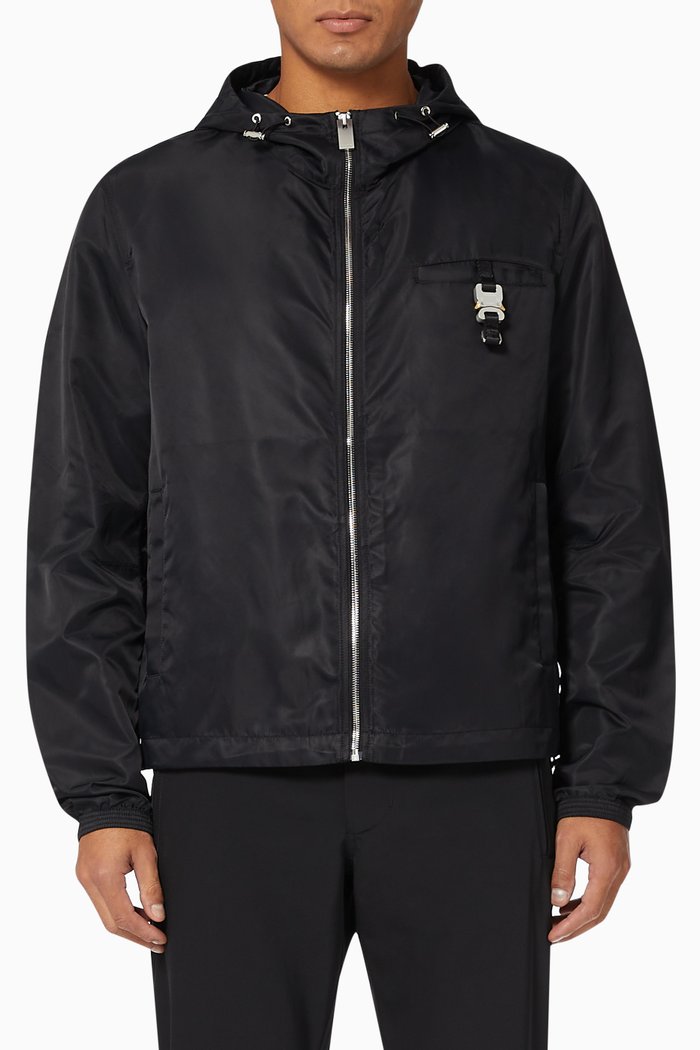 

Windbreaker in Recycled Nylon, Black