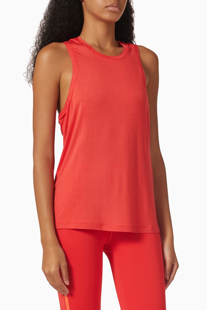 

Toni Tank Top in Viscose, Red