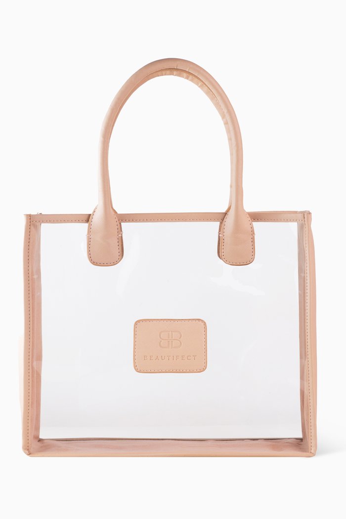 

Tote Bag in Vegan Leather, Colourless