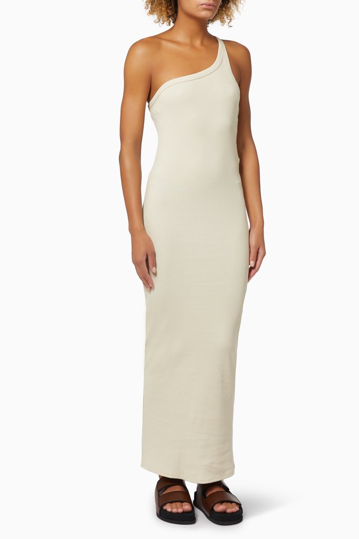 

Gael Dress in Cotton Rib, Neutral