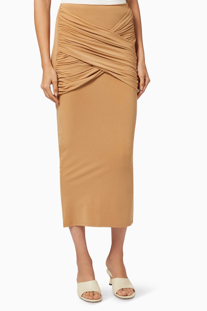 

Priska Skirt in Jersey, Brown