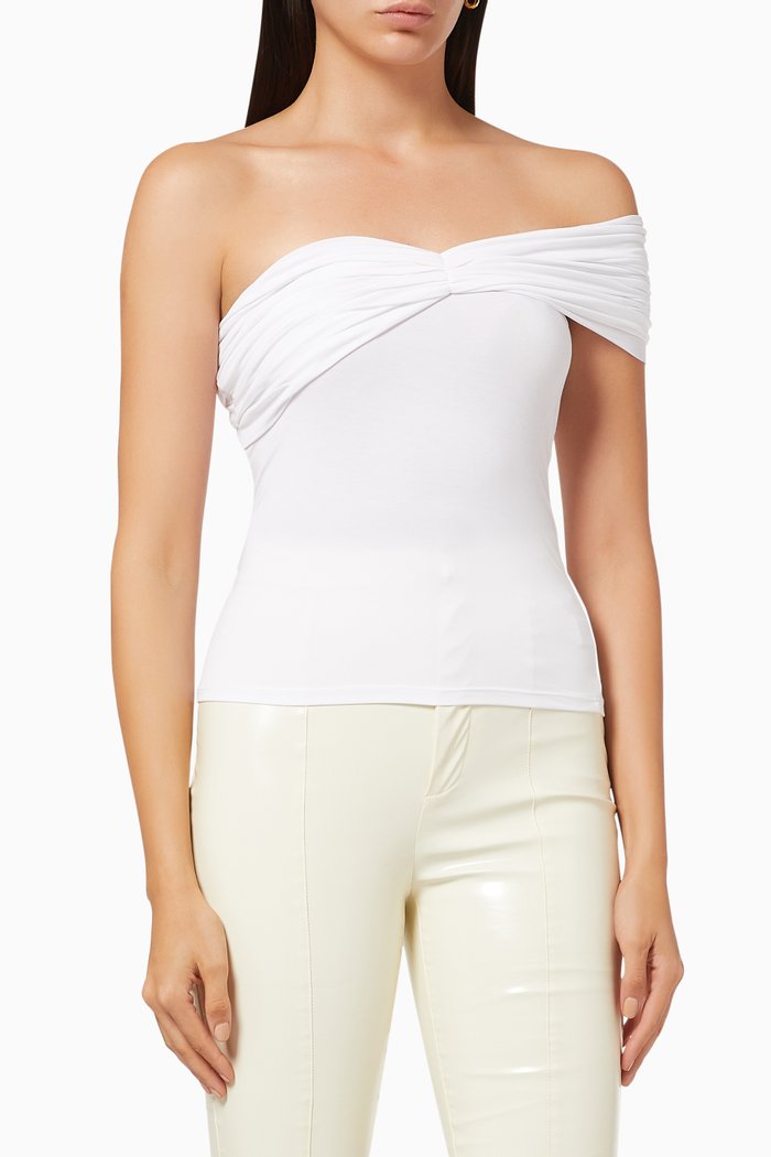 

Kyo Tube Top in Jersey, White