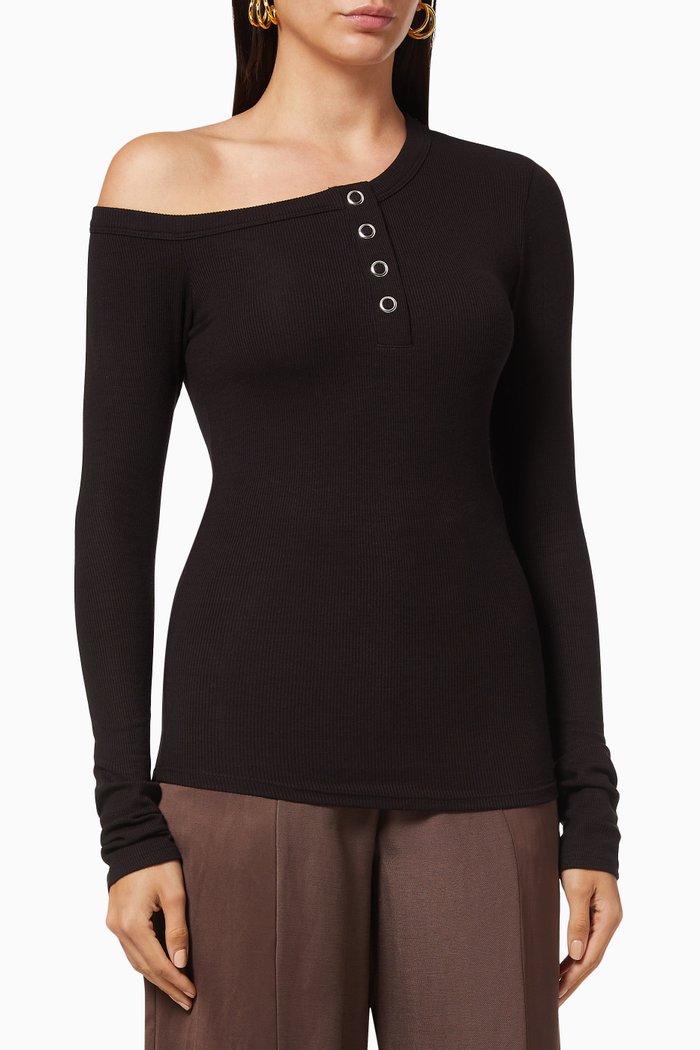 

Harley Top in Stretch Rib, Black