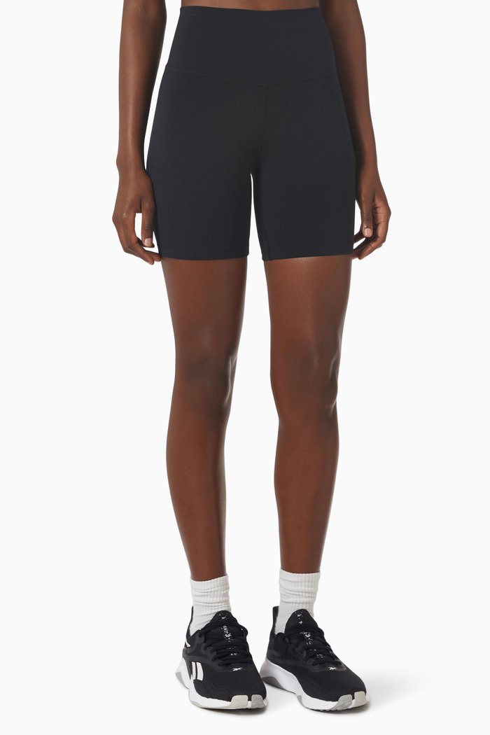 

Airweight High-waist Shorts in Nylon, Black