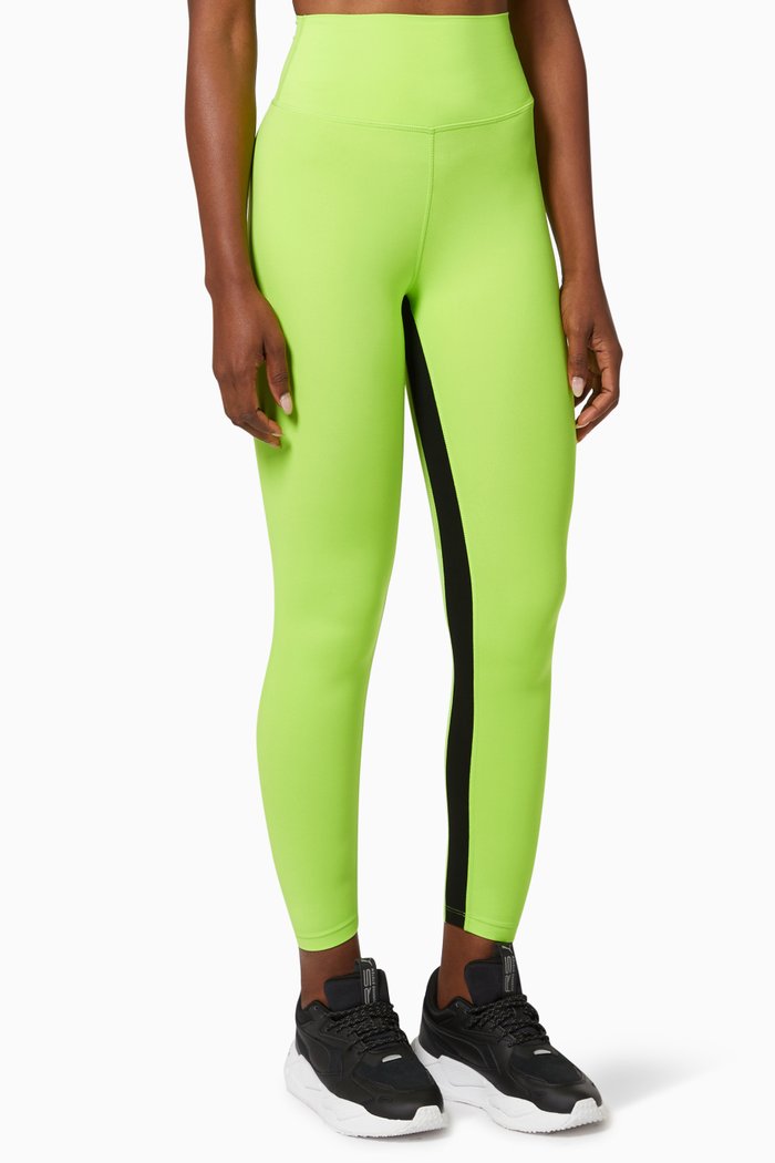 

Liya Airweight High-waist 7/8 Leggings in Nylon, Green