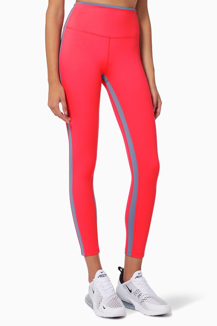 Sam High Waist 7/8 Leggings, Pink