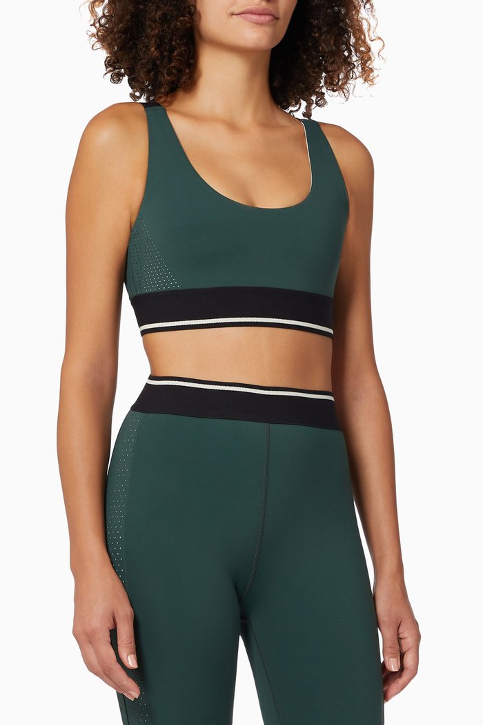 

Phoenix Techflex Sports Bra in Recycled Polyester, Green