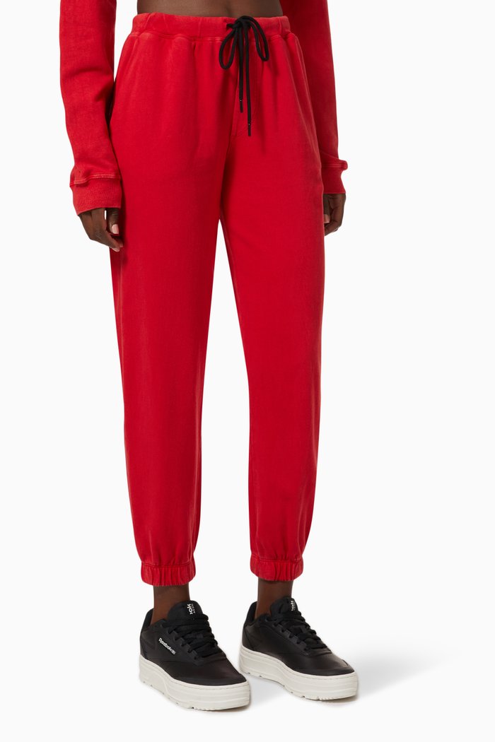 

Jess 7/8 Sweatpants in French Terry, Burgundy