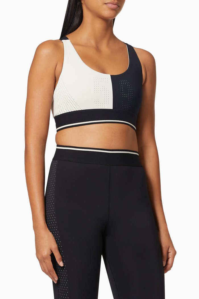 

Phoenix Techflex Sports Bra in Recycled Polyester, Black
