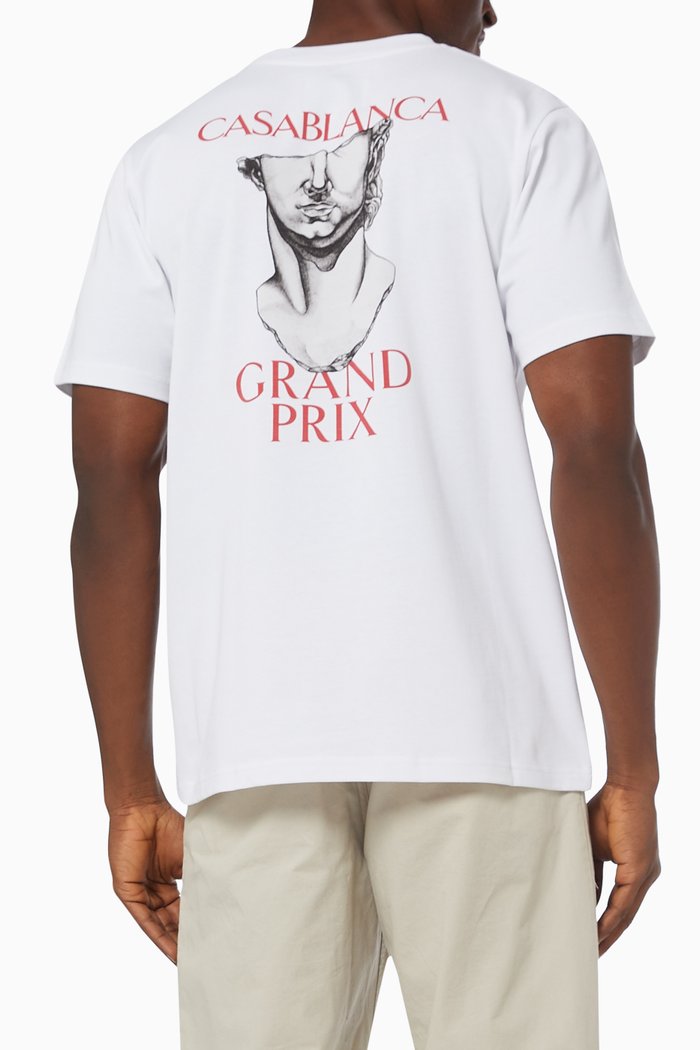 

Grand Prix T-shirt in Cotton Jersey, White