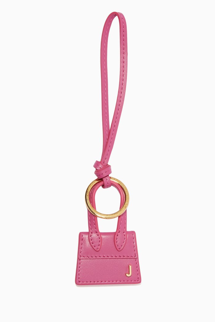 

Le Porte Clés Chiquito in Leather, Pink
