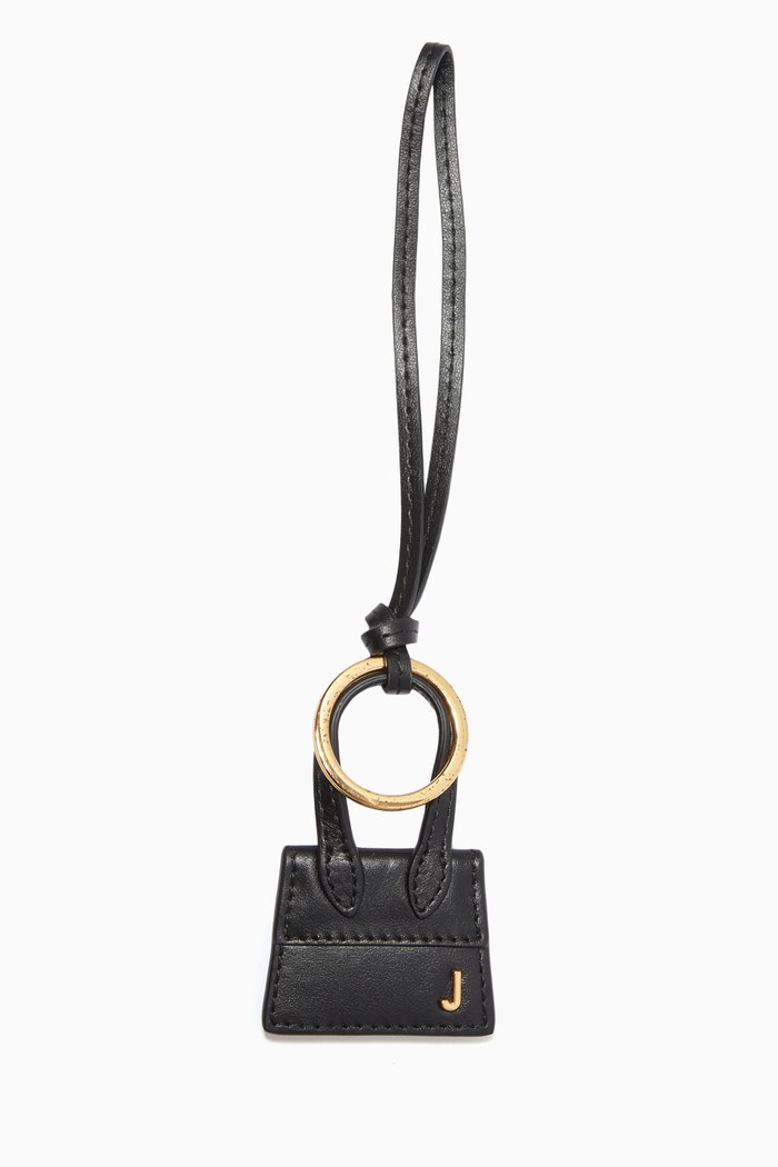 

Le Porte Clés Chiquito in Leather, Black