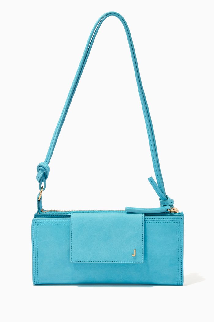 Le Pichoto in Leather, Blue