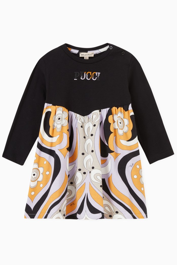 St. Amelie T-shirt Dress in Jersey, Multicolour