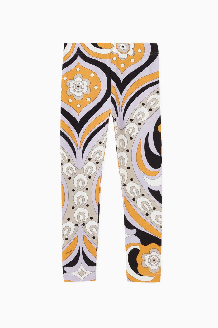

St. Amelie Printed Leggings in Stretch Jersey, Multicolour