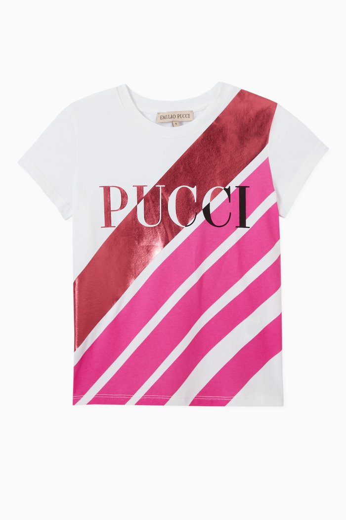

Pucci T-shirt in Stretch Jersey, Multicolour