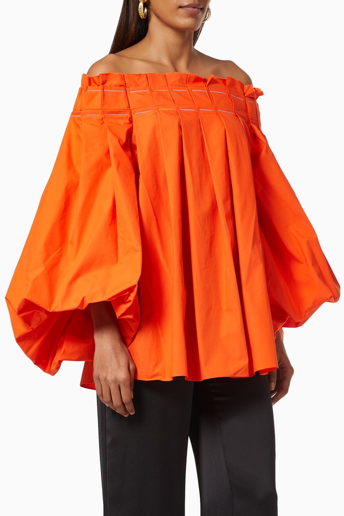 

Vivetta Top in Cotton, Orange