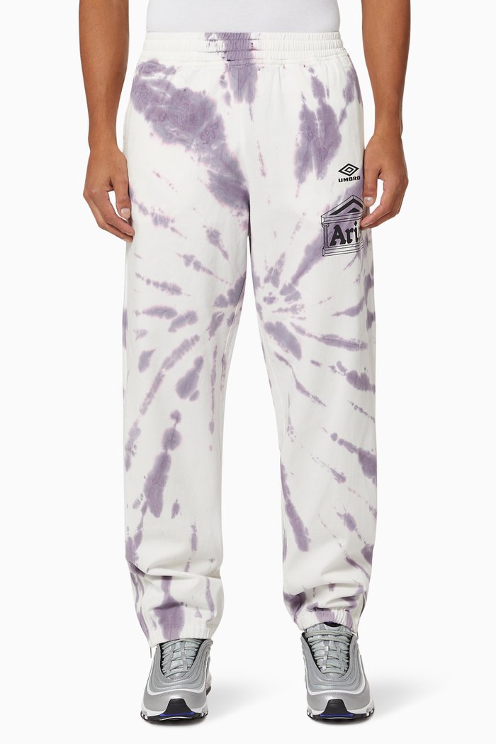 

x Umbro Tie Dye Pro 64 Pants in Cotton, Purple