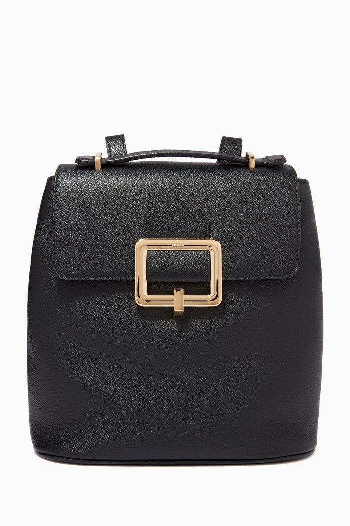 

Jeyden Backpack in Leather, Black