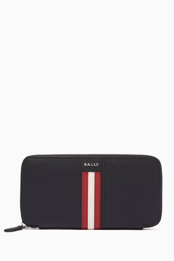 

Tirk Travel Wallet in Leather, Black