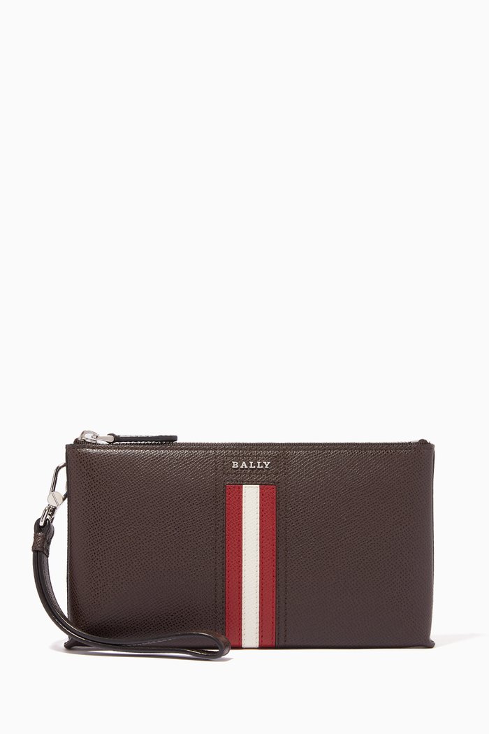 

Teryer Phone Wallet in Leather, Brown