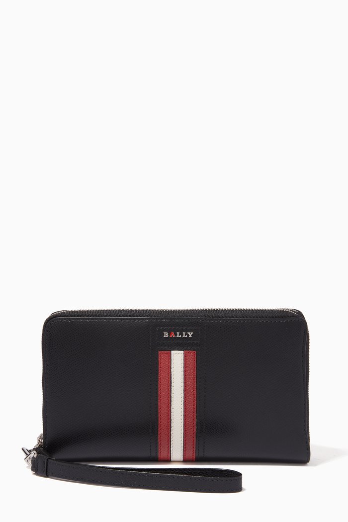

Traffic Travel Wallet in Leather, Black