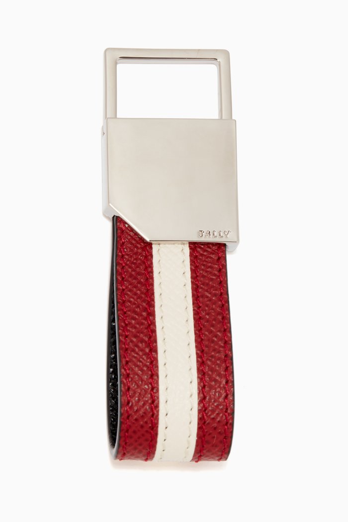 

Tancy Key Holder in Metal & Leather, Neutral