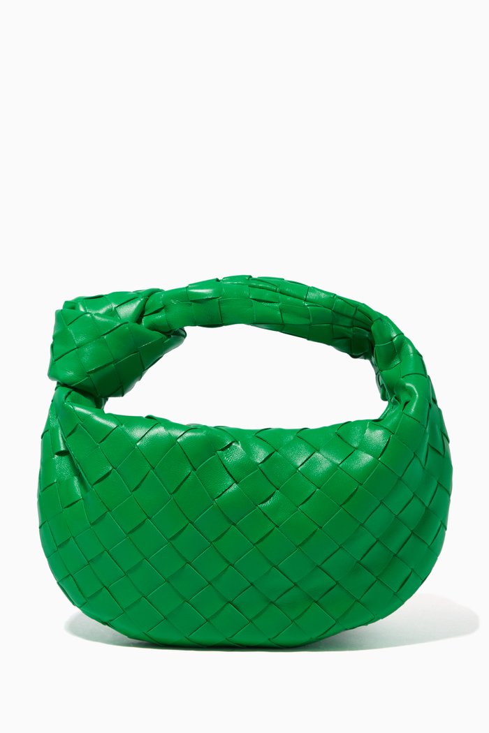 

The Mini Jodie Bag in Intrecciato Nappa, Green