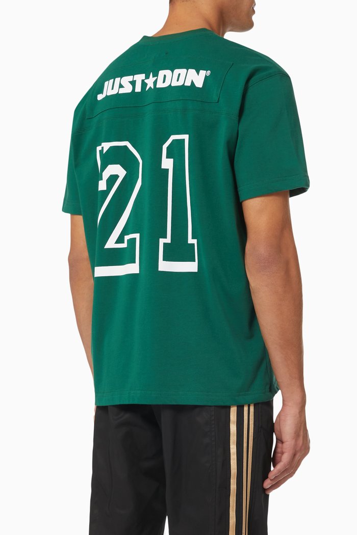 

Football Jersey T-shirt in Cotton, Green