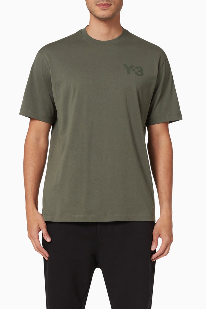 

Y-3 Classic Logo T-shirt in Single Jersey, Green