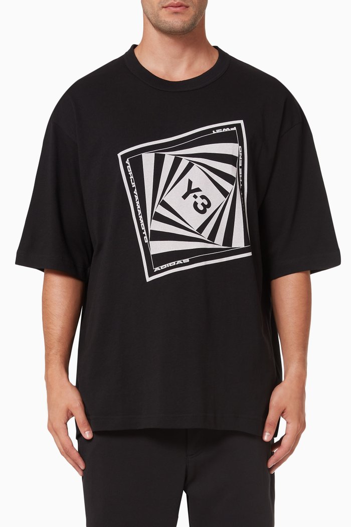

Optimistic Illusions T-shirt in Jersey, Black