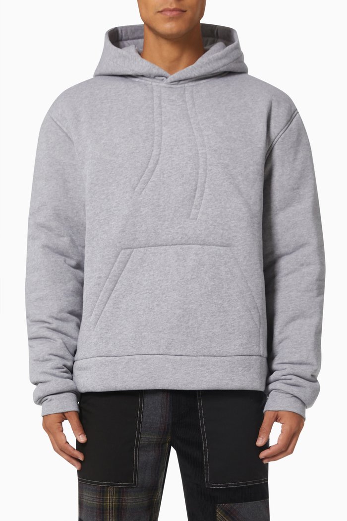 

Le Sweatshirt Doudoune in Padded Jersey, Grey