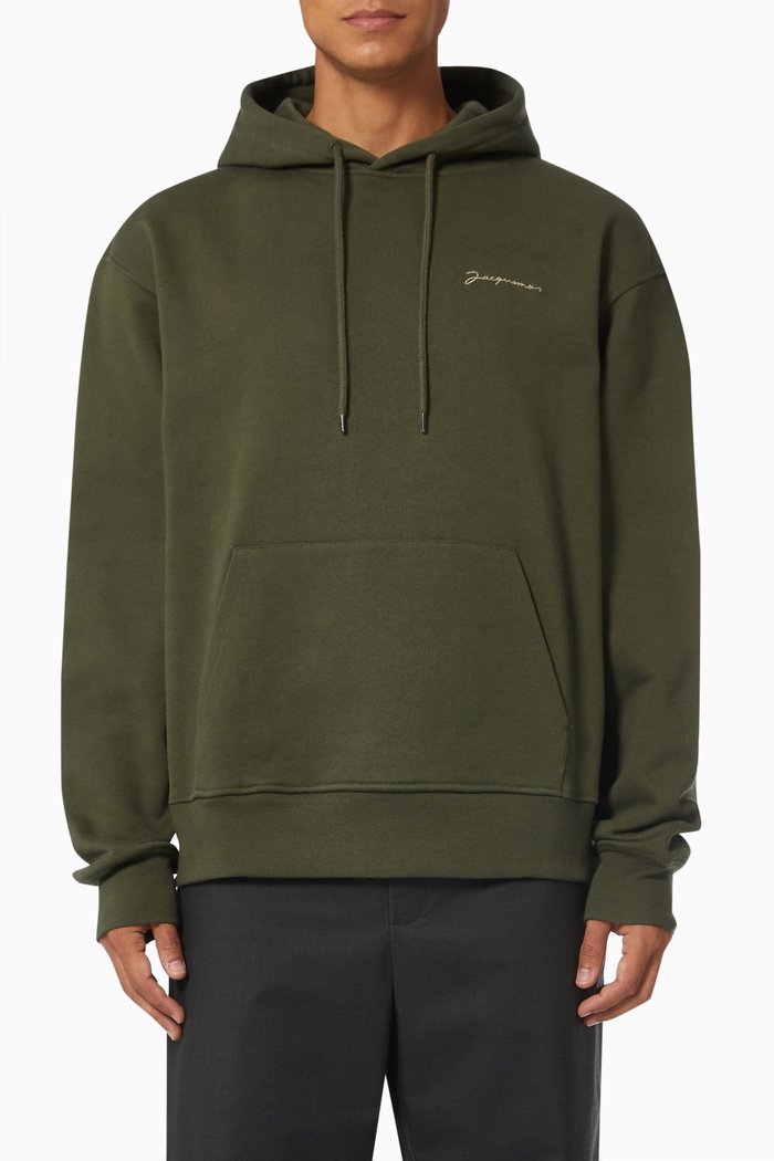Le Sweatshirt Brodé in Organic Cotton Jersey, Neutral