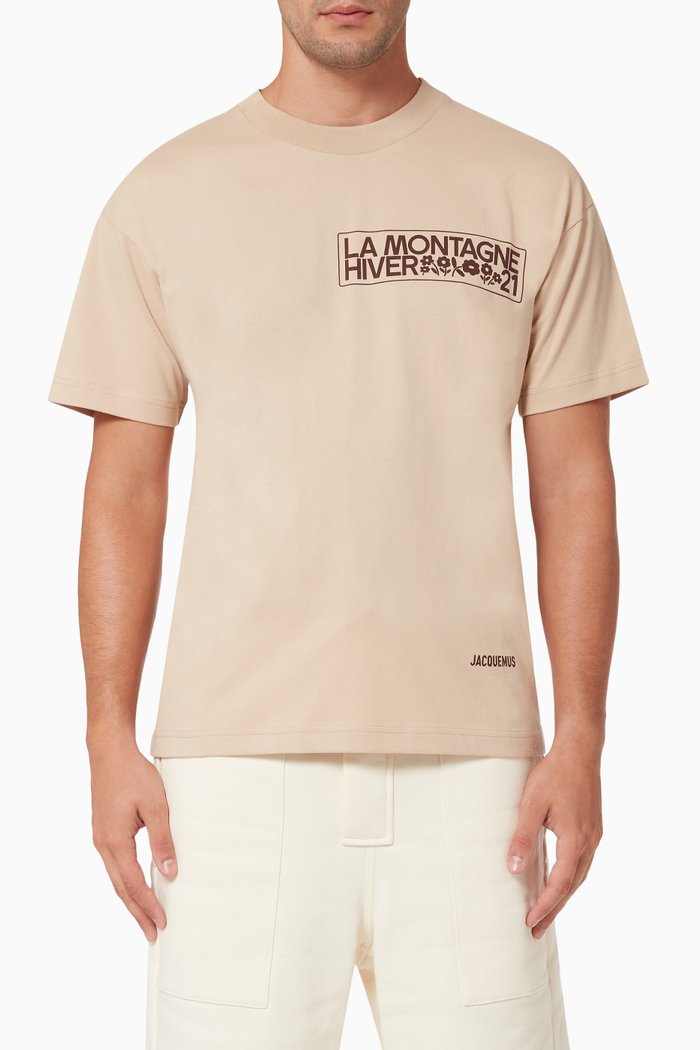 

Le T-shirt Montagne in Cotton Jersey, Neutral