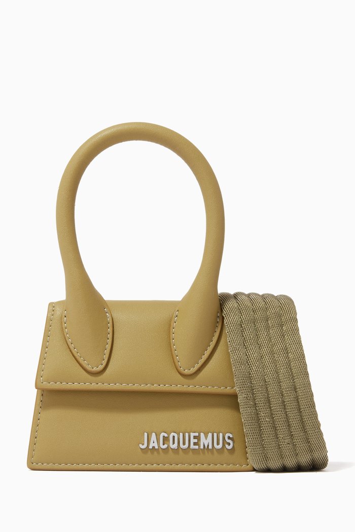 

Le Chiquito Homme Mini Bag in Leather, Neutral