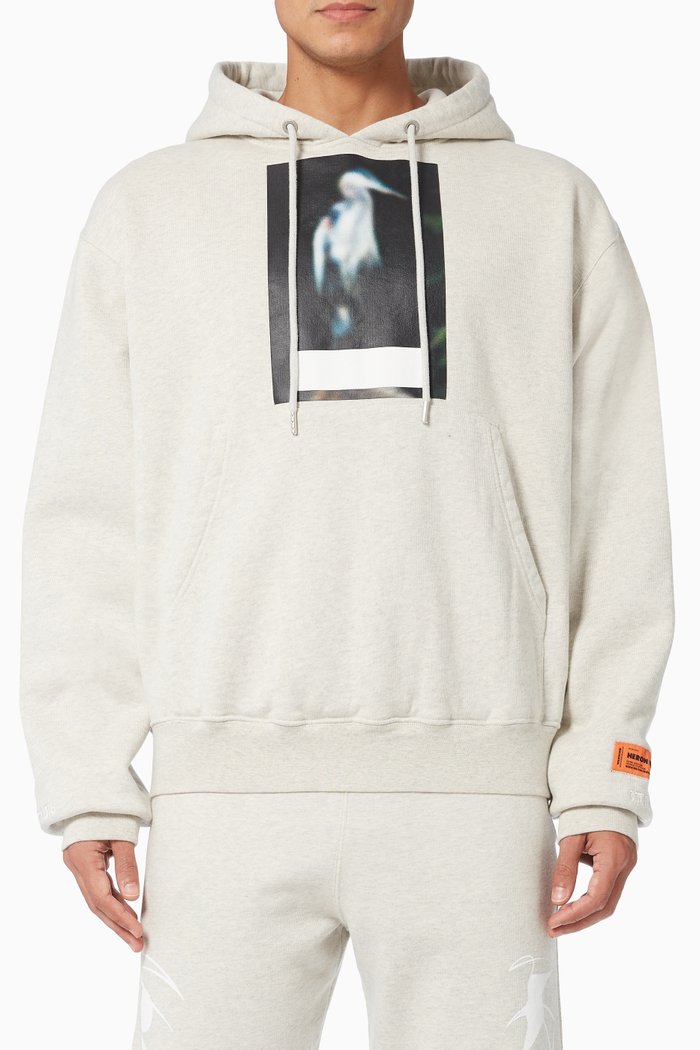 

Censored Hooded Sweatshirt in Cotton Jersey, Grey