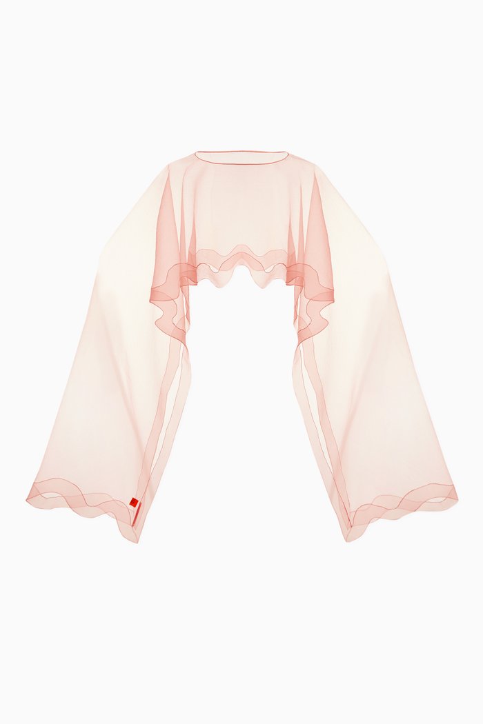 

Rotating Overlay in Organza, Orange