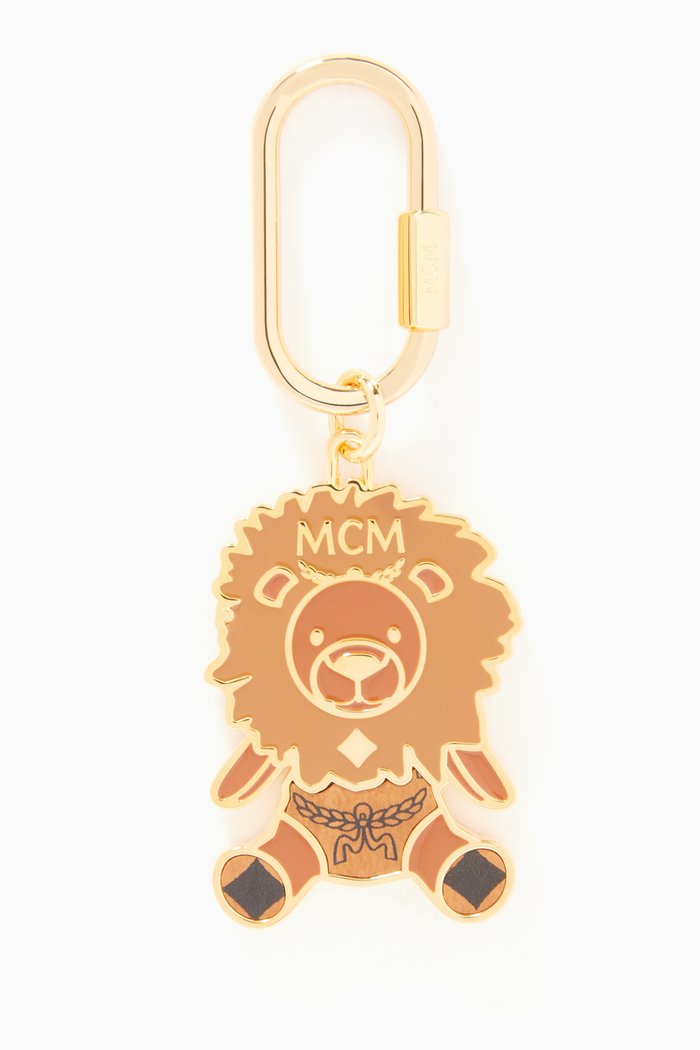 

Lion Metal Charm, Brown