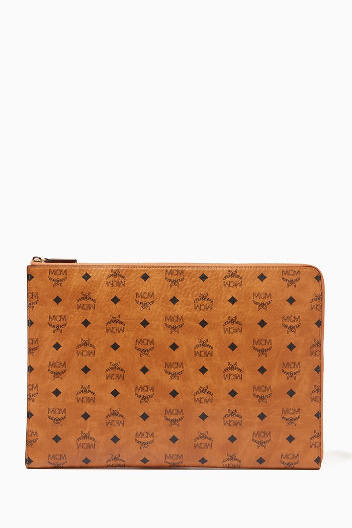 

Large Laptop Sleeve in Visetos Original 16”, Brown