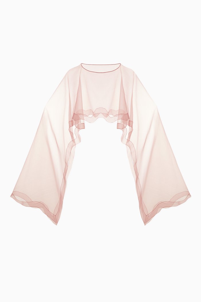 

Rotating Overlay in Organza, Pink