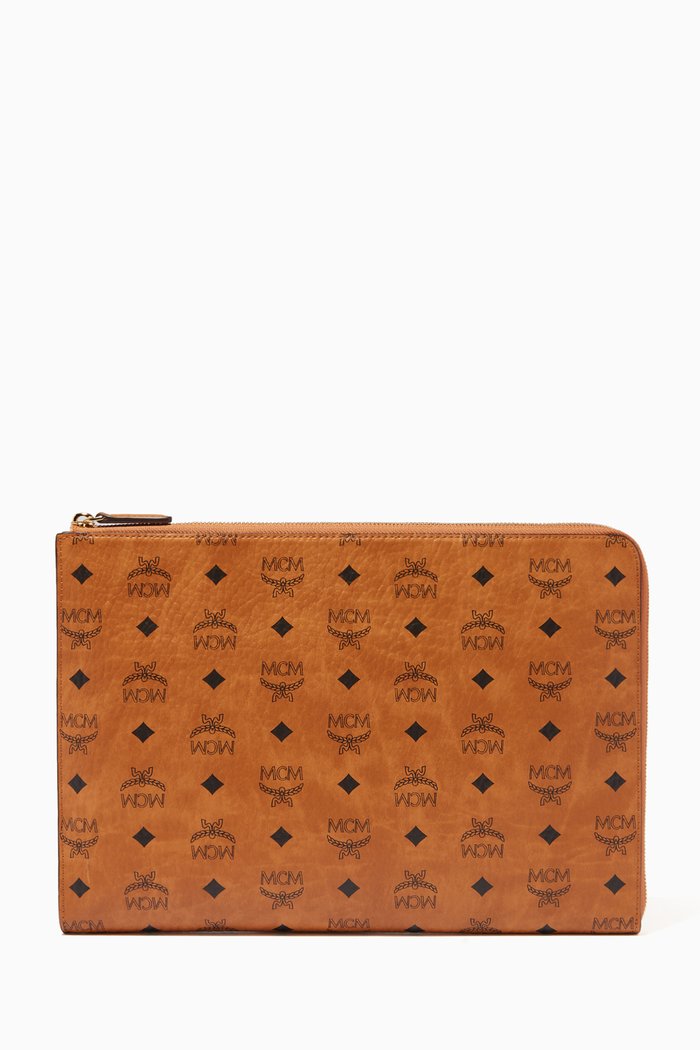 

Medium Laptop Sleeve in Visetos Original 13”, Brown