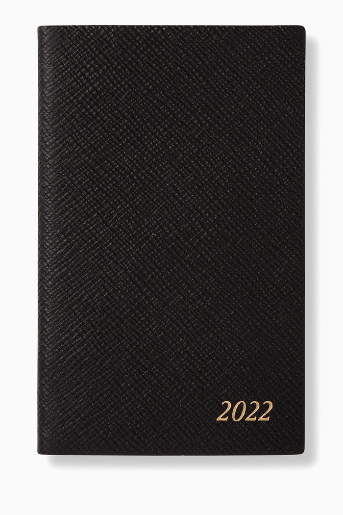 

2022 Panama Diary in Crossgrain Lambskin, Black